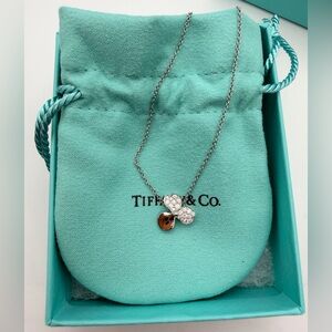 Tiffany & Co. New Paper Flower Diamond Bracelet Platinum PT950